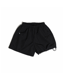 WHILE（ワイル）の「ハーフバルーンクライミングパンツ 夏登山ウェア ショートパンツ ストリング (COAL BLACK)（その他パンツ）」