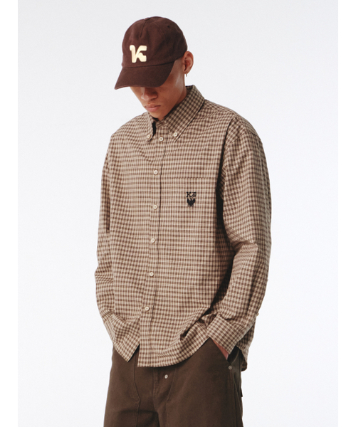 KIJUN MEN（キジュンメンズ）の「Royal Check Shirt Brown（シャツ/ブラウス・メンズ・その他・LARGE/X-LARGE）」の2枚目の写真