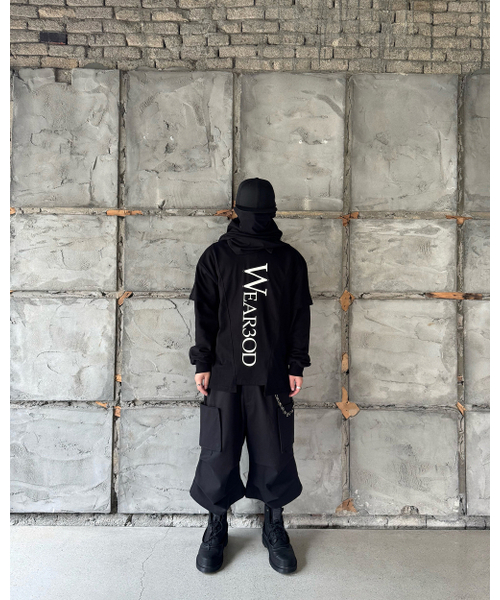 ROARINGRAD(ロアリングラド)の「切り替えオーバーTシャツ ブラック(Tシャツ/カットソー・レディース・その他・MEDIUM/LARGE)」の2枚目の写真