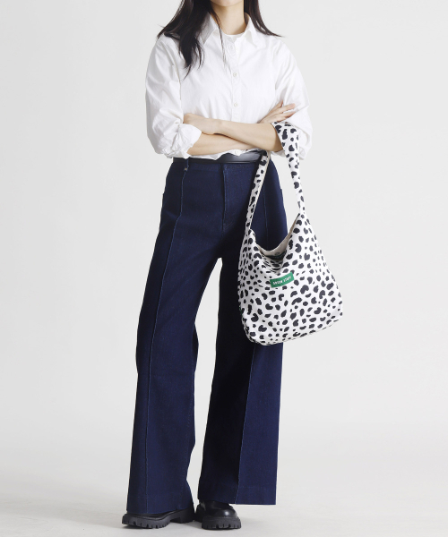 GREEN STUFF（グリーンスタッフ）の「seem full bag 62 - silky leopard white（エコバッグ/サブバッグ・レディース・その他・FREE）」の7枚目の写真