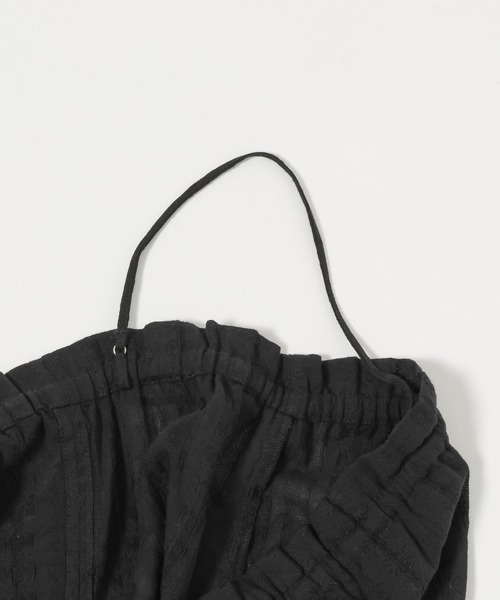 niko and...(ニコアンド)の「2WAYバテンフリルキャミスカート(スカート・レディース・チャコール/オフホワイト・FREE)」の13枚目の写真