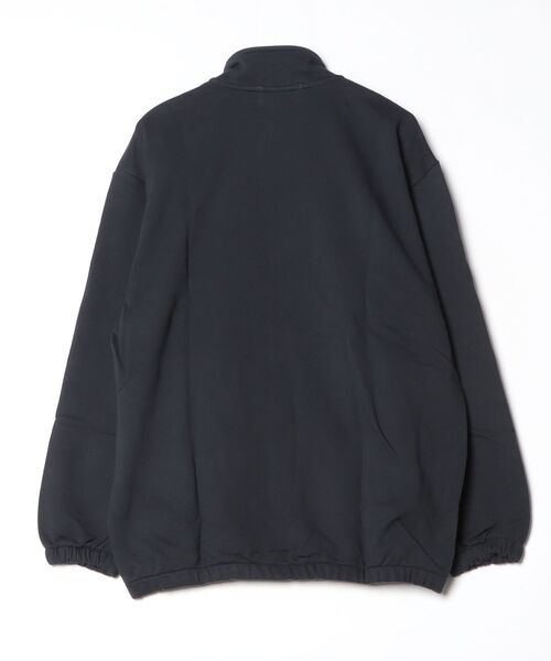MAISON CLUB(メゾンクラブ)の「【MAISON CLUB】ワンポイント刺繍フルジップトラックスウェット LESS IS MORE(ジャージ・メンズ・ブラック/ネイビー/グレー・M/L/XL)」の4枚目の写真