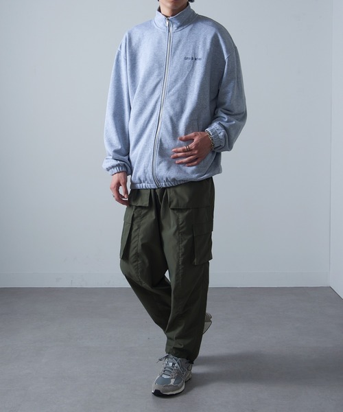 MAISON CLUB(メゾンクラブ)の「【MAISON CLUB】ワンポイント刺繍フルジップトラックスウェット LESS IS MORE(ジャージ・メンズ・ブラック/ネイビー/グレー・M/L/XL)」の18枚目の写真