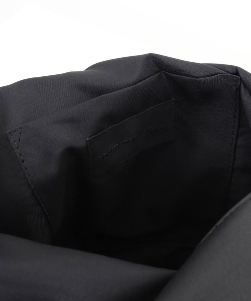 ADAM PATEK(アダムパテック)の「ADAMPATEK/leather switching marche bag/レザーxキャンバス切替マルシェバッグ(トートバッグ・メンズ・ブラック・FREE)」の7枚目の写真