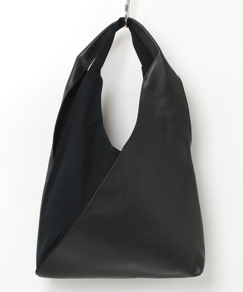 ADAM PATEK(アダムパテック)の「ADAMPATEK/leather switching marche bag/レザーxキャンバス切替マルシェバッグ(トートバッグ・メンズ・ブラック・FREE)」の13枚目の写真