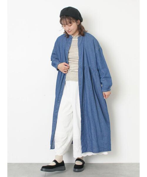 Samansa Mos2(サマンサ モスモス)の「【WEB限定】レースペチパンツ(その他パンツ・レディース・オフホワイト/ブラック・F)」の5枚目の写真