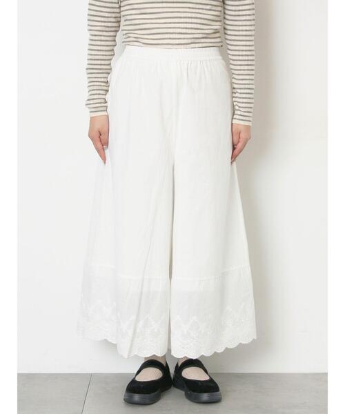 Samansa Mos2(サマンサ モスモス)の「【WEB限定】レースペチパンツ(その他パンツ・レディース・オフホワイト/ブラック・F)」の18枚目の写真