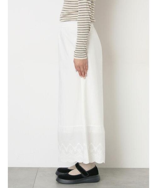 Samansa Mos2(サマンサ モスモス)の「【WEB限定】レースペチパンツ(その他パンツ・レディース・オフホワイト/ブラック・F)」の19枚目の写真
