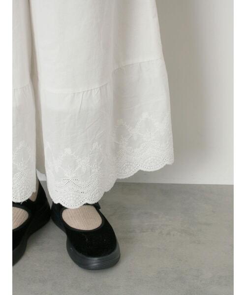 Samansa Mos2(サマンサ モスモス)の「【WEB限定】レースペチパンツ(その他パンツ・レディース・オフホワイト/ブラック・F)」の22枚目の写真