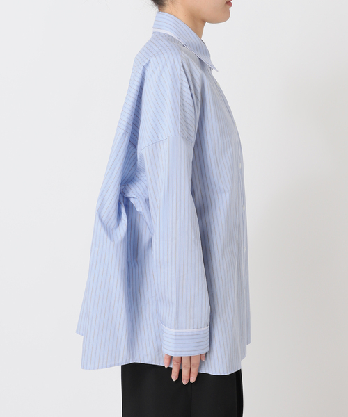 U by SPICK&SPAN（ユーバイスピックアンドスパン）の「ダブルカラーシャツ（シャツ/ブラウス・レディース・イエロー系その他/ライトブルー・38/36）」の14枚目の写真