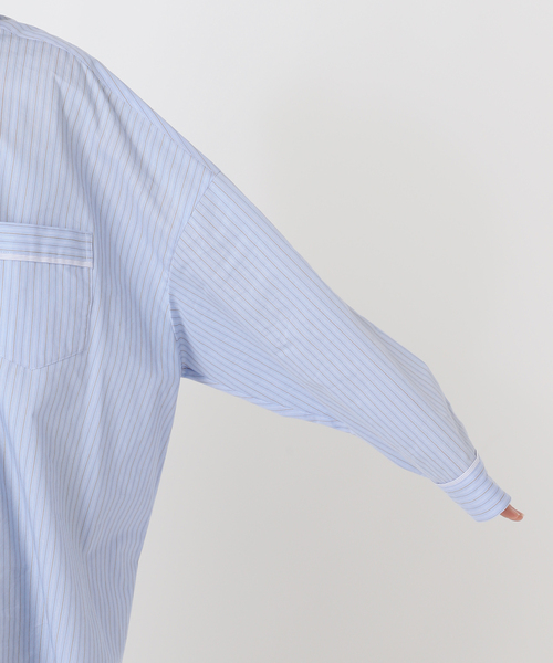 U by SPICK&SPAN（ユーバイスピックアンドスパン）の「ダブルカラーシャツ（シャツ/ブラウス・レディース・イエロー系その他/ライトブルー・38/36）」の13枚目の写真