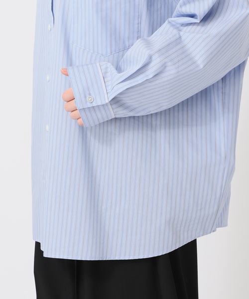 U by SPICK&SPAN（ユーバイスピックアンドスパン）の「ダブルカラーシャツ（シャツ/ブラウス・レディース・イエロー系その他/ライトブルー・38/36）」の12枚目の写真