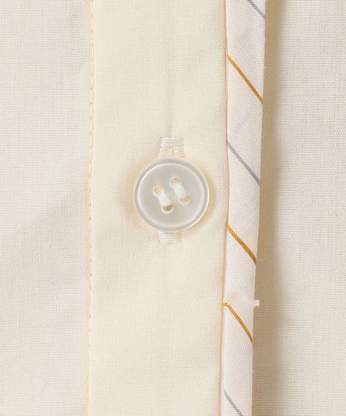 U by SPICK&SPAN（ユーバイスピックアンドスパン）の「ダブルカラーシャツ（シャツ/ブラウス・レディース・イエロー系その他/ライトブルー・38/36）」の6枚目の写真