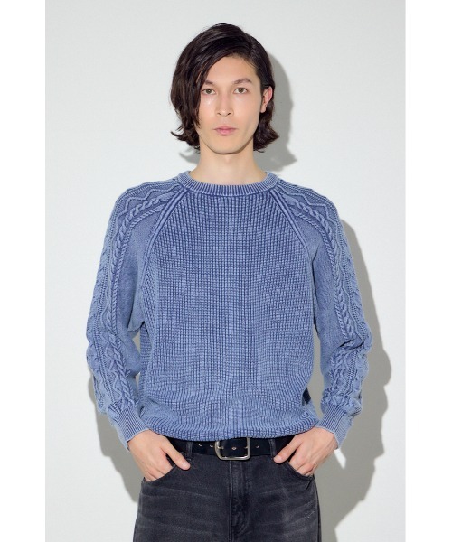 AZUL by moussy(アズールバイマウジー)の「スタッズベルト(ベルト・メンズ・ブラック・FREE)」の3枚目の写真