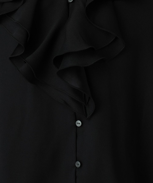 A part by（アパートバイ）の「ラッフルブラウス（シャツ/ブラウス・レディース・ライトブルー/ブラック/オフホワイト・FREE）」の22枚目の写真