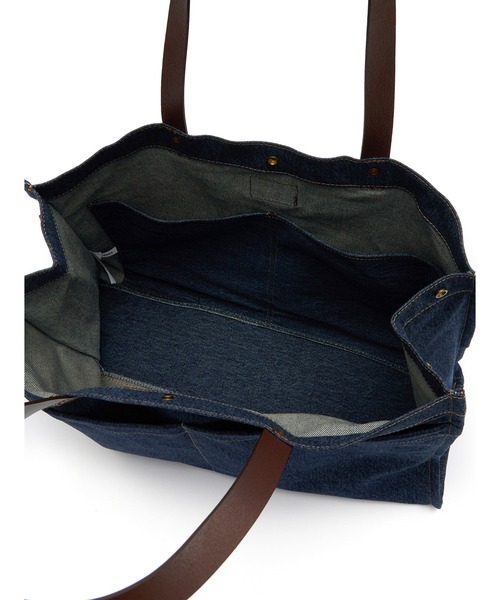 Levi's（リーバイス）の「Levi's/リーバイス ヘリテージ オールデイ トートバッグ（トートバッグ・レディース・ダークインディゴブルー・OS）」の3枚目の写真