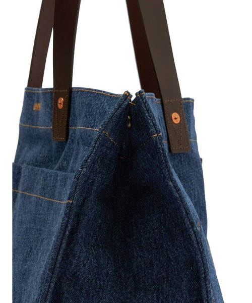 Levi's（リーバイス）の「Levi's/リーバイス ヘリテージ オールデイ トートバッグ（トートバッグ・レディース・ダークインディゴブルー・OS）」の5枚目の写真