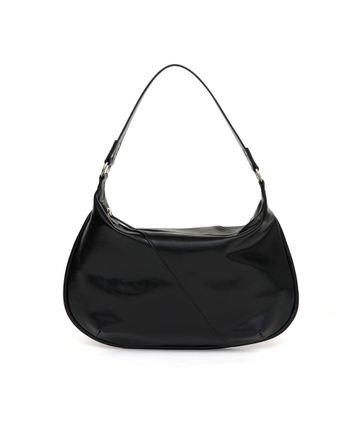 half moon bag (crinkle black)（ショルダーバッグ）｜YEOMIM（ ）の 