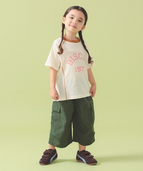 こども ビームス（コドモビームス）の「【別注】DISCUS ATHLETIC / 半袖 ラグラン スリーブ Tシャツ 2026SS（100～150cm）（Tシャツ/カットソー・キッズ・ベージュ/グリーン・L(140-150㎝)/M(120-130㎝)/S(100-110㎝)）」の14枚目の写真