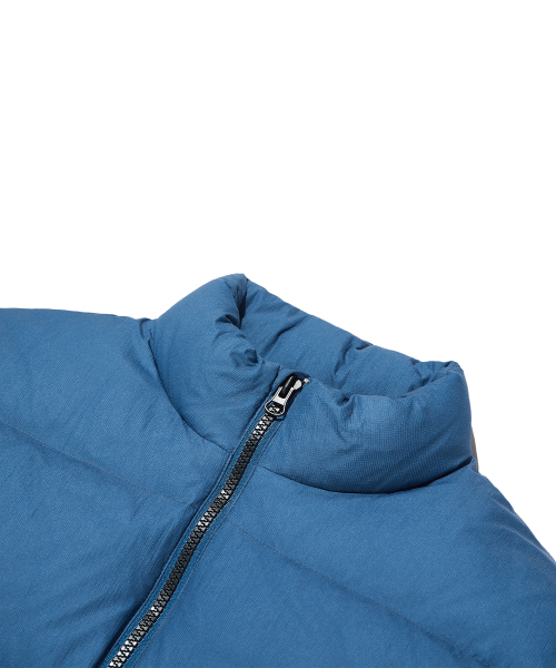 BROWNBREATH（ブラウンブレス）の「TAG SHORT DOWN PUFFER - BLUE（ダウンジャケット/コート・レディース・その他・L/M/S/XL）」の3枚目の写真