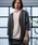 CAMBIO�i�J���r�I�j�́umcg3760-Stretch Smooth 3-4 Sleeve Cardigan 7�����J�[�f�B�K��(S65726cmb)�i�J�[�f�B�K��/�{�����j�v�b�`���R�[��