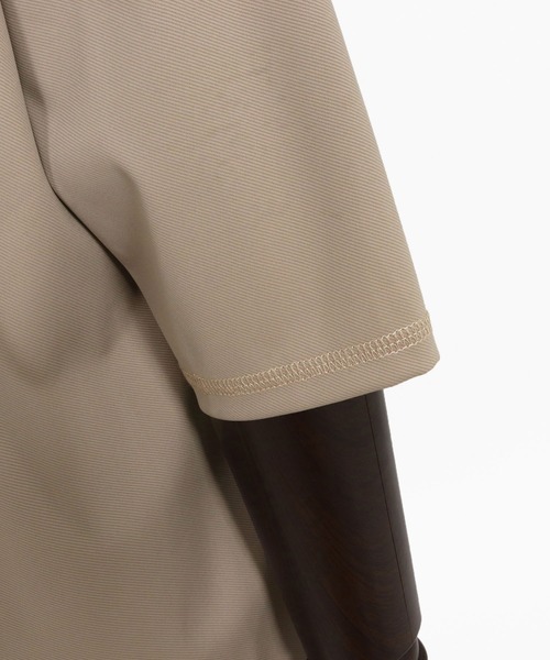 CAMBIO(カンビオ)の「mcg3760-Stretch Smooth 3-4 Sleeve Cardigan 7分袖カーディガン(S65726cmb)(カーディガン/ボレロ・メンズ・ブラック/ベージュ/チャコール・S/M/L)」の22枚目の写真