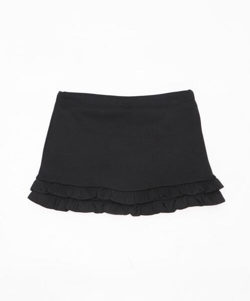 WEGO（ウィゴー）の「DISPARK/【26年春夏新作】musicnoteフリルスカパン（スカート・レディース・ブラック/ホワイト・FREE）」の13枚目の写真