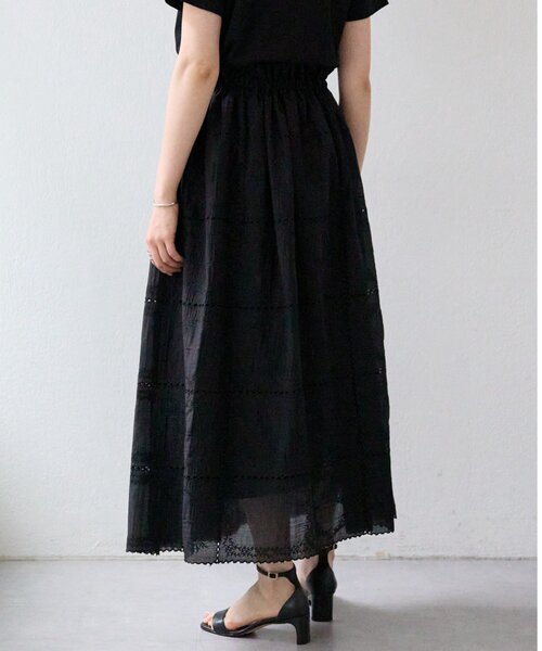 BEARDSLEY（ビアズリー）の「《HiROMITHiSTLE》スクエアフレームスカート（スカート・レディース・ベージュ/ブラック・FREE）」の12枚目の写真