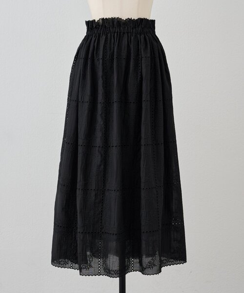 BEARDSLEY（ビアズリー）の「《HiROMITHiSTLE》スクエアフレームスカート（スカート・レディース・ベージュ/ブラック・FREE）」の13枚目の写真