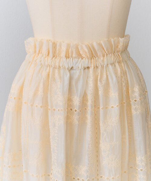 BEARDSLEY（ビアズリー）の「《HiROMITHiSTLE》スクエアフレームスカート（スカート・レディース・ベージュ/ブラック・FREE）」の18枚目の写真