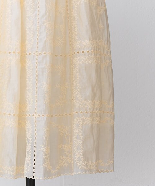 BEARDSLEY（ビアズリー）の「《HiROMITHiSTLE》スクエアフレームスカート（スカート・レディース・ベージュ/ブラック・FREE）」の20枚目の写真