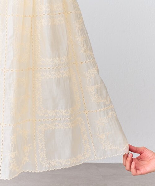 BEARDSLEY（ビアズリー）の「《HiROMITHiSTLE》スクエアフレームスカート（スカート・レディース・ベージュ/ブラック・FREE）」の21枚目の写真