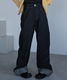 VACANCY | カーブステッチスナップデニム(デニムパンツ)