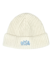 Video Jockey（ビデオジョッキー）の「ビデオザキと一緒にウールビーニー [アイボリー]（ニットキャップ/ビーニー）」