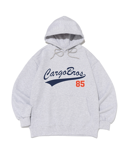 CARGOBROS(カーゴブロス)の「ブロス85 オーバーサイズ フードパーカー (ライトグレー)(パーカー・メンズ・その他・M/L/XL/S/LARGE/X-LARGE/SMALL/MEDIUM)」の1枚目の写真