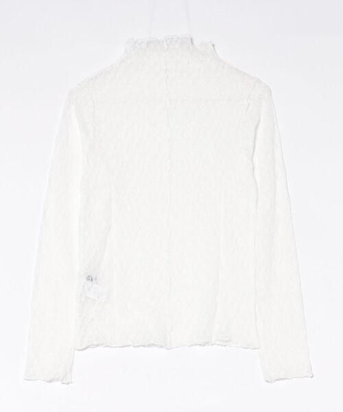SpRay（スプレイ）の「レースボトルネックトップス（Tシャツ/カットソー・レディース・オフホワイト/アイボリー/ブラック・FREE）」の18枚目の写真