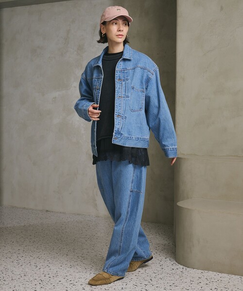 BEAUTY&YOUTH UNITED ARROWS（ビューティーアンドユースユナイテッドアローズ）の「【WEB限定】カーブ デニムパンツ（デニムパンツ・レディース・ダークグレー/ネイビー/ライトブルー・S/M/L）」の20枚目の写真