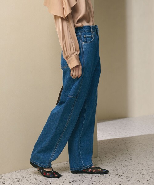 BEAUTY&YOUTH UNITED ARROWS（ビューティーアンドユースユナイテッドアローズ）の「【WEB限定】カーブ デニムパンツ（デニムパンツ・レディース・ダークグレー/ネイビー/ライトブルー・S/M/L）」の16枚目の写真