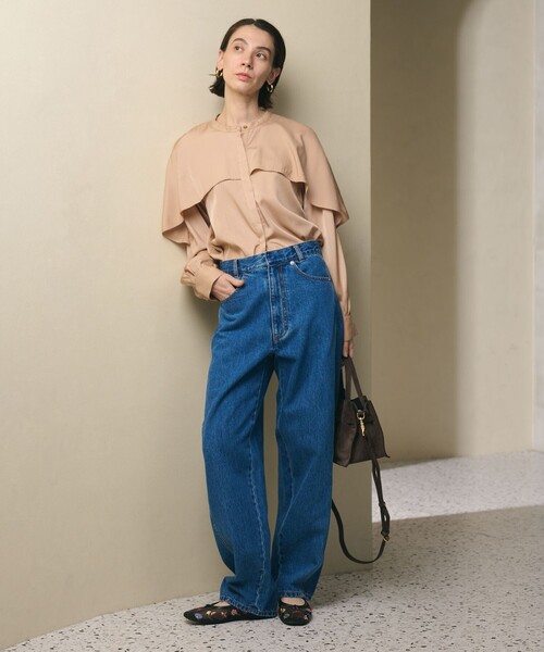 BEAUTY&YOUTH UNITED ARROWS（ビューティーアンドユースユナイテッドアローズ）の「【WEB限定】カーブ デニムパンツ（デニムパンツ・レディース・ダークグレー/ネイビー/ライトブルー・S/M/L）」の15枚目の写真