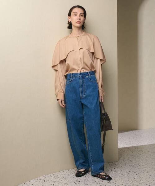 BEAUTY&YOUTH UNITED ARROWS（ビューティーアンドユースユナイテッドアローズ）の「【WEB限定】カーブ デニムパンツ（デニムパンツ・レディース・ダークグレー/ネイビー/ライトブルー・S/M/L）」の14枚目の写真