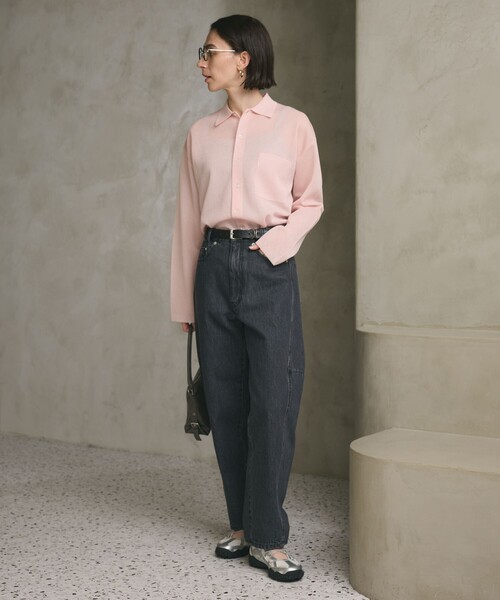 BEAUTY&YOUTH UNITED ARROWS（ビューティーアンドユースユナイテッドアローズ）の「【WEB限定】カーブ デニムパンツ（デニムパンツ・レディース・ダークグレー/ネイビー/ライトブルー・S/M/L）」の10枚目の写真