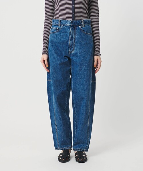 BEAUTY&YOUTH UNITED ARROWS（ビューティーアンドユースユナイテッドアローズ）の「【WEB限定】カーブ デニムパンツ（デニムパンツ・レディース・ダークグレー/ネイビー/ライトブルー・S/M/L）」の9枚目の写真