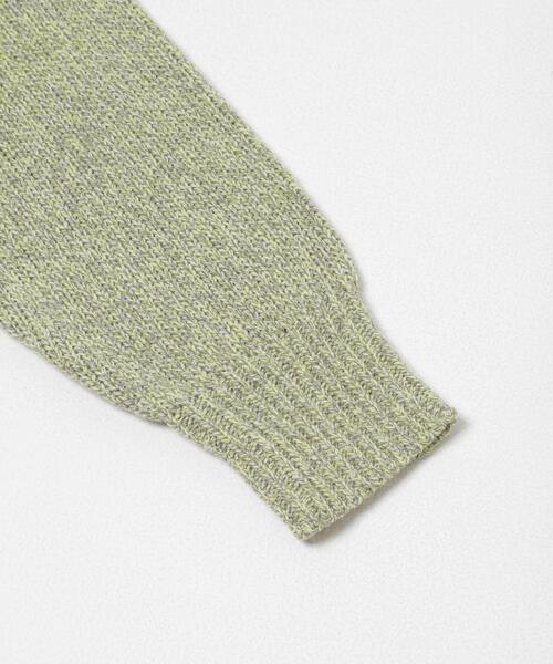 ITEMS URBANRESEARCH(アイテムズ アーバンリサーチ)の「ミックスヤーンニットプルオーバー(ニット/セーター・レディース・グリーン/チャコールグレー/レッド・FREE)」の22枚目の写真