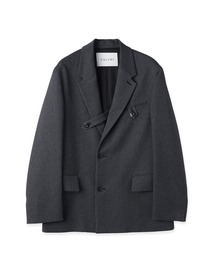 CULLNI | Faux Denim Slant Belt Tailored Jacket(テーラードジャケット)