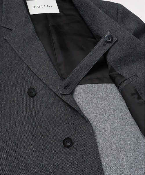 CULLNI(クルニ)の「Faux Denim Slant Belt Tailored Jacket(テーラードジャケット・メンズ・ネイビー/ブルー/ブラック・1/2/0)」の11枚目の写真