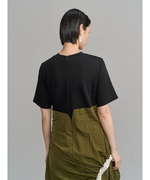 UN3D.（アンスリード）の「CURVE GATHER DOCKING OP / カーブギャザードッキングワンピース（ワンピース・レディース・ブラック/その他1・38/36）」の9枚目の写真