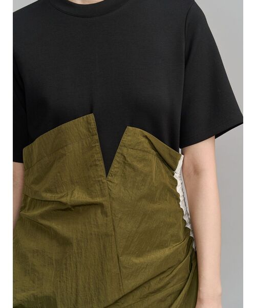 UN3D.（アンスリード）の「CURVE GATHER DOCKING OP / カーブギャザードッキングワンピース（ワンピース・レディース・ブラック/その他1・38/36）」の10枚目の写真