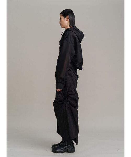 UN3D.（アンスリード）の「CURVE GATHER DOCKING OP / カーブギャザードッキングワンピース（ワンピース・レディース・ブラック/その他1・38/36）」の15枚目の写真