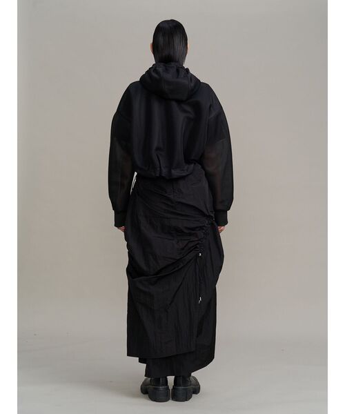 UN3D.（アンスリード）の「CURVE GATHER DOCKING OP / カーブギャザードッキングワンピース（ワンピース・レディース・ブラック/その他1・38/36）」の16枚目の写真