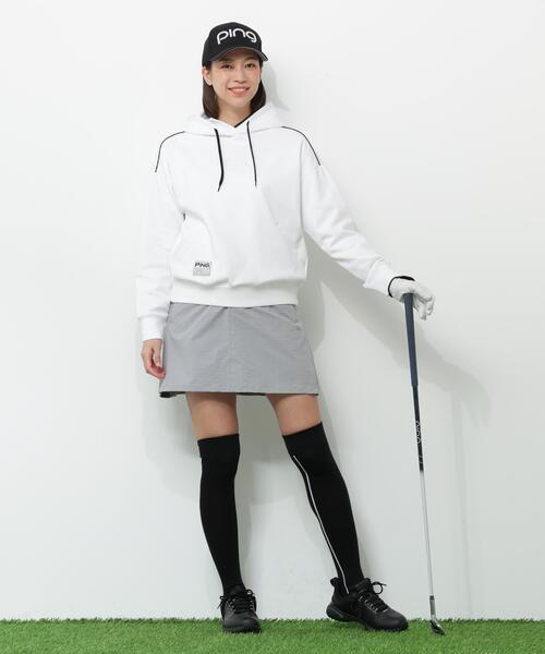 PING(ピン)の「【PING APPAREL】エンボスロゴスウェットフーディプルオーバー <GOLD> (LADIES)(スウェット・レディース・ブラック/グレー/ホワイト・L/M/S/LL)」の16枚目の写真
